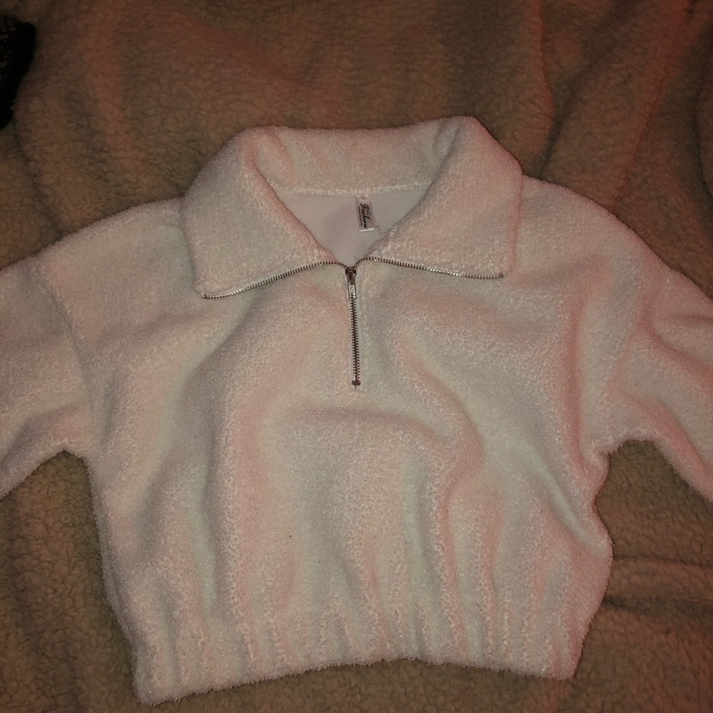 zaful quarter zip up sweatshirt